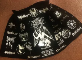 Black Metal Battle Jacket Cut-Off Denim Vest Darkthrone Baphomet True Norwegian