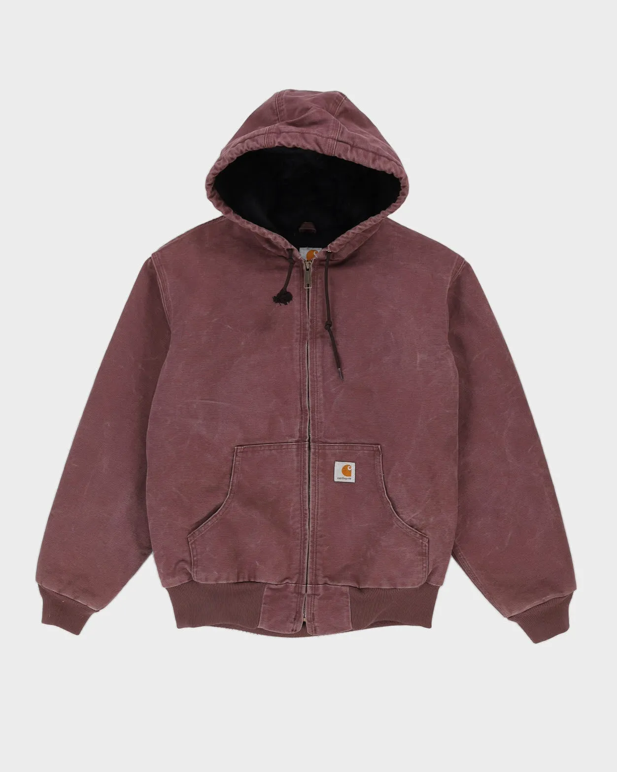 00s Carhartt Purple Workwear Hooded Jacket - M