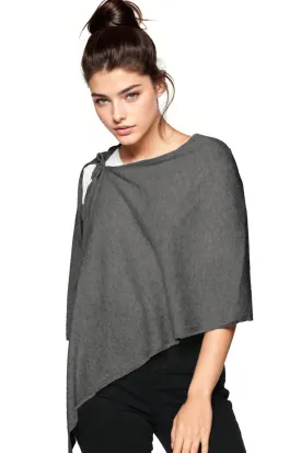 100% Cashmere Harlow Multi Wear Wrap Poncho Scarf