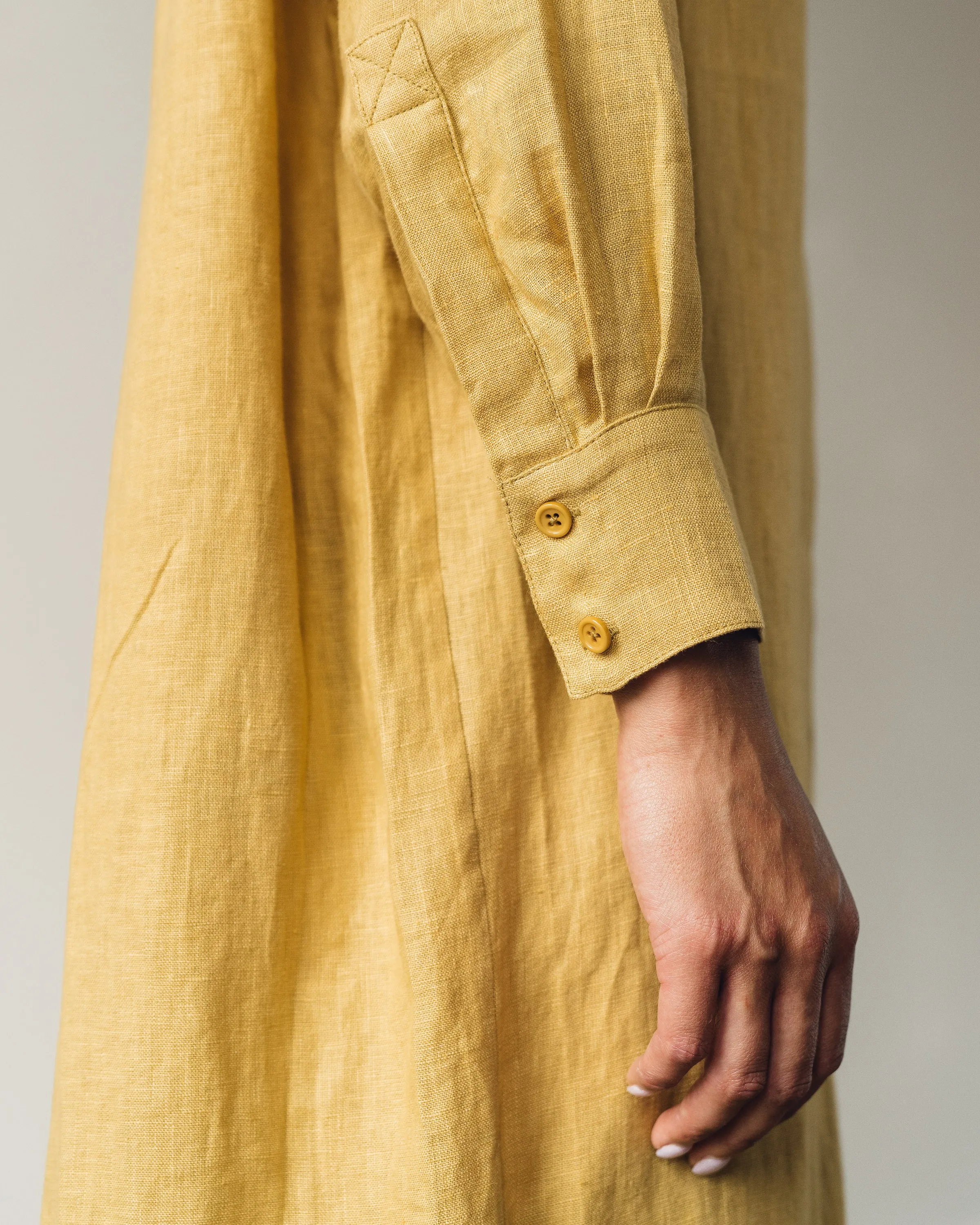 7115 Dolman Shirtdress, Chartreuse