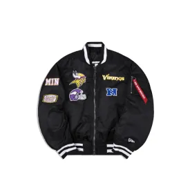 Alpha Industries X Minnesota Vikings MA-1 Bomber Jacket