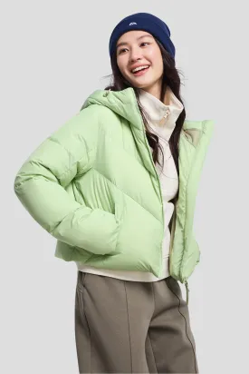 AquaDown - Women's Short Water-Repellent High-Warmth Puffer