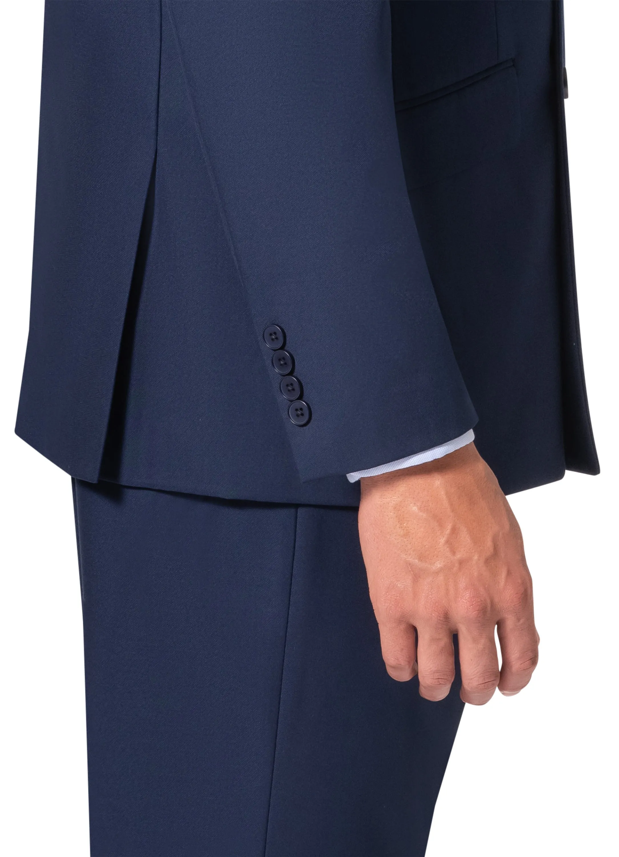 Berragamo A6732 D/B Modern Fit Suit - New Blue