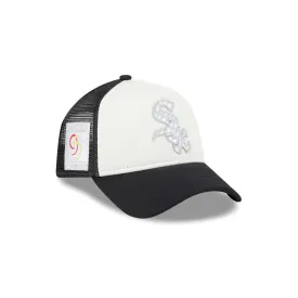 Chicago White Sox Checkered Flag 9FORTY A-Frame Snapback Trucker