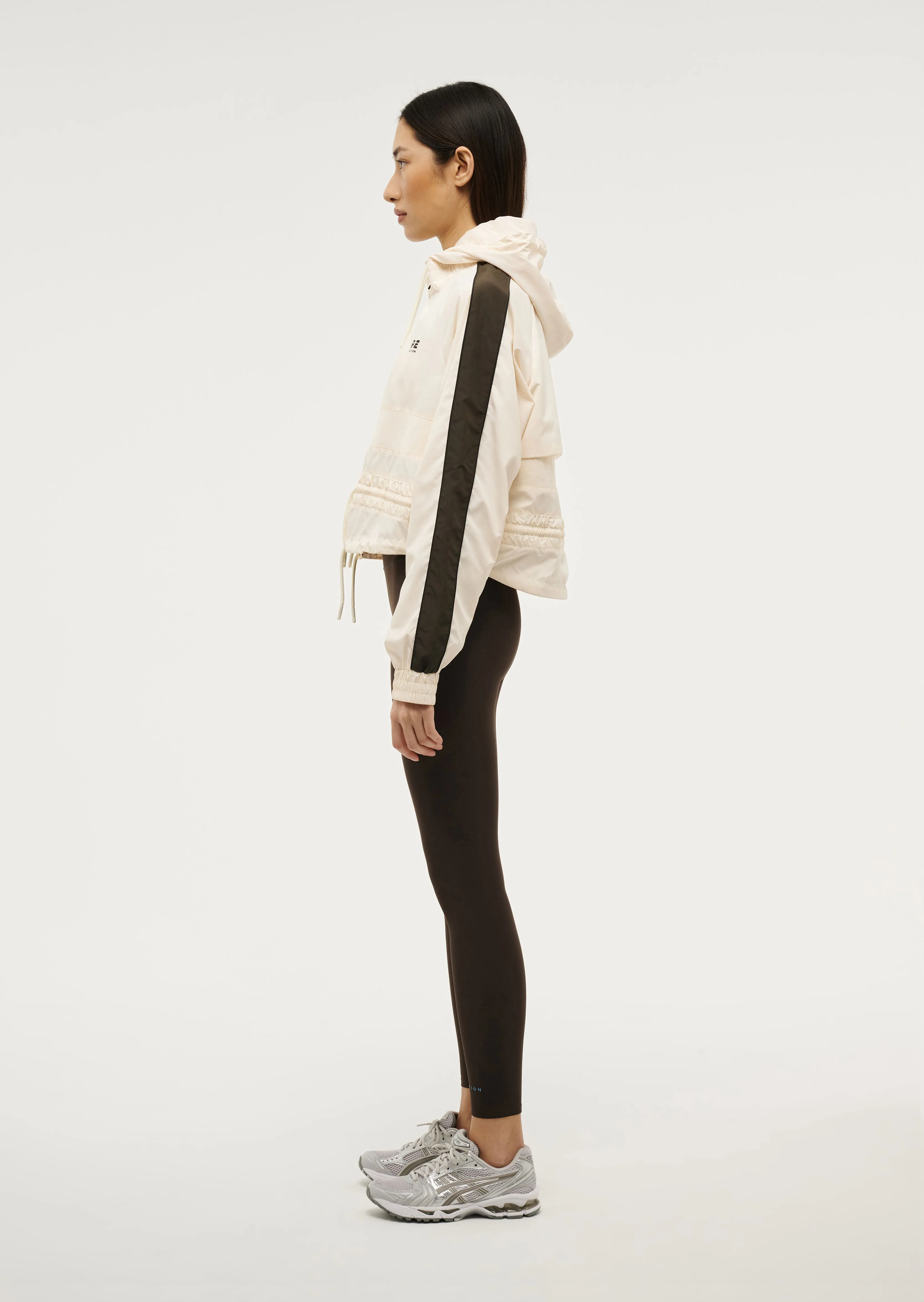 CROPPED MAN DOWN JACKET IN WHISPER WHITE