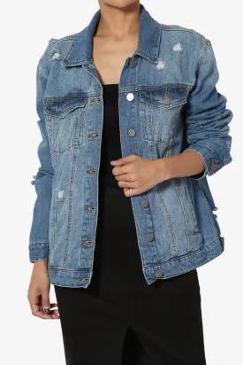 Dominicaa Oversized Denim Jacket DARK