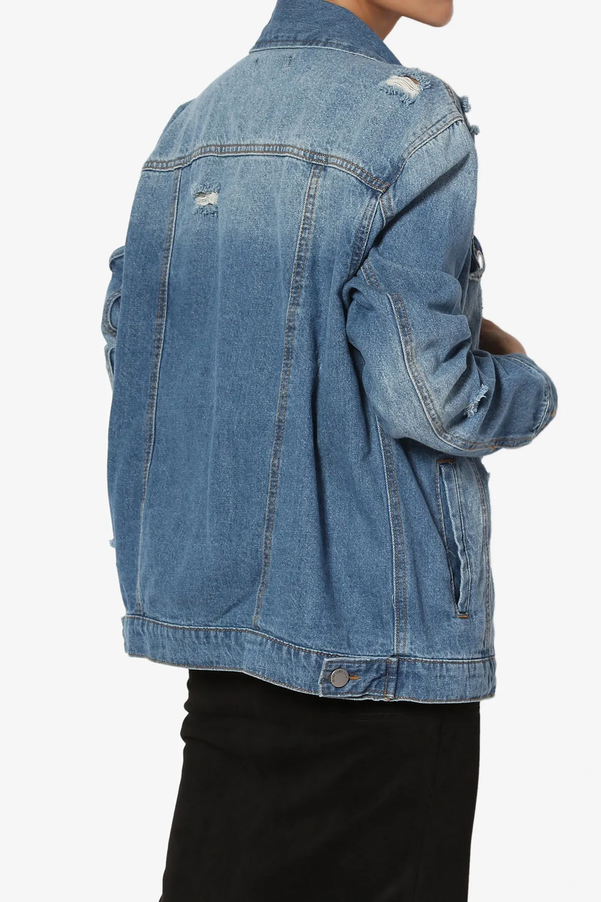 Dominicaa Oversized Denim Jacket DARK