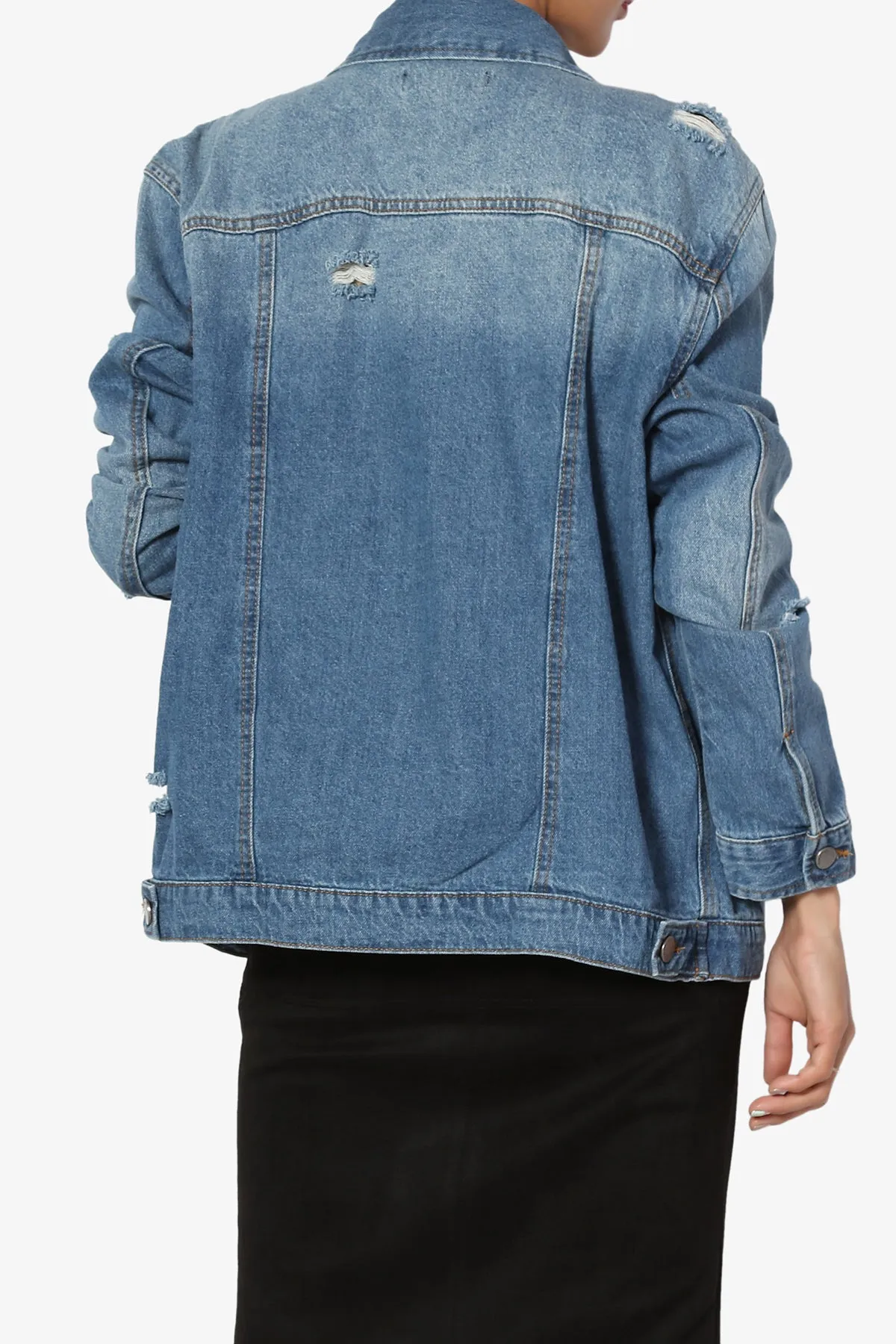 Dominicaa Oversized Denim Jacket DARK