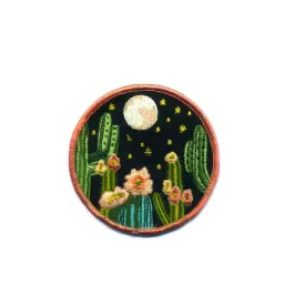 Embroidered Patch | Antiquaria | Night Cactus