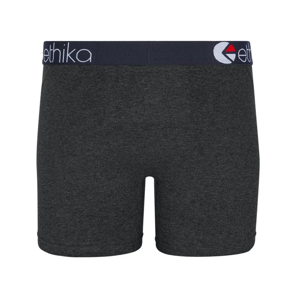 Ethika Heather Black Grey Mid