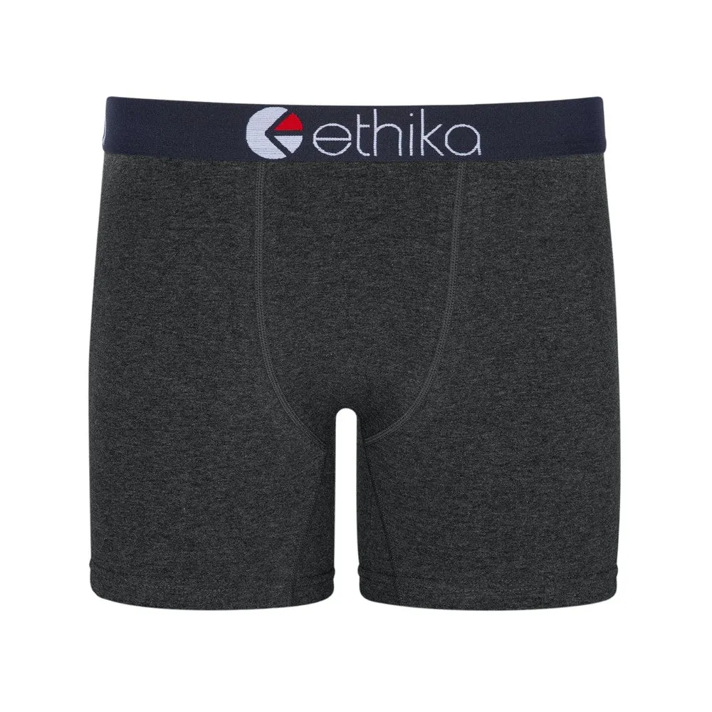 Ethika Heather Black Grey Mid