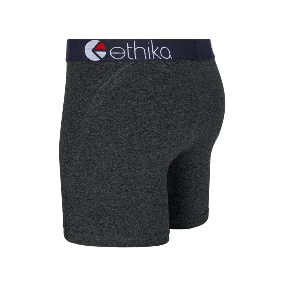 Ethika Heather Black Grey Mid