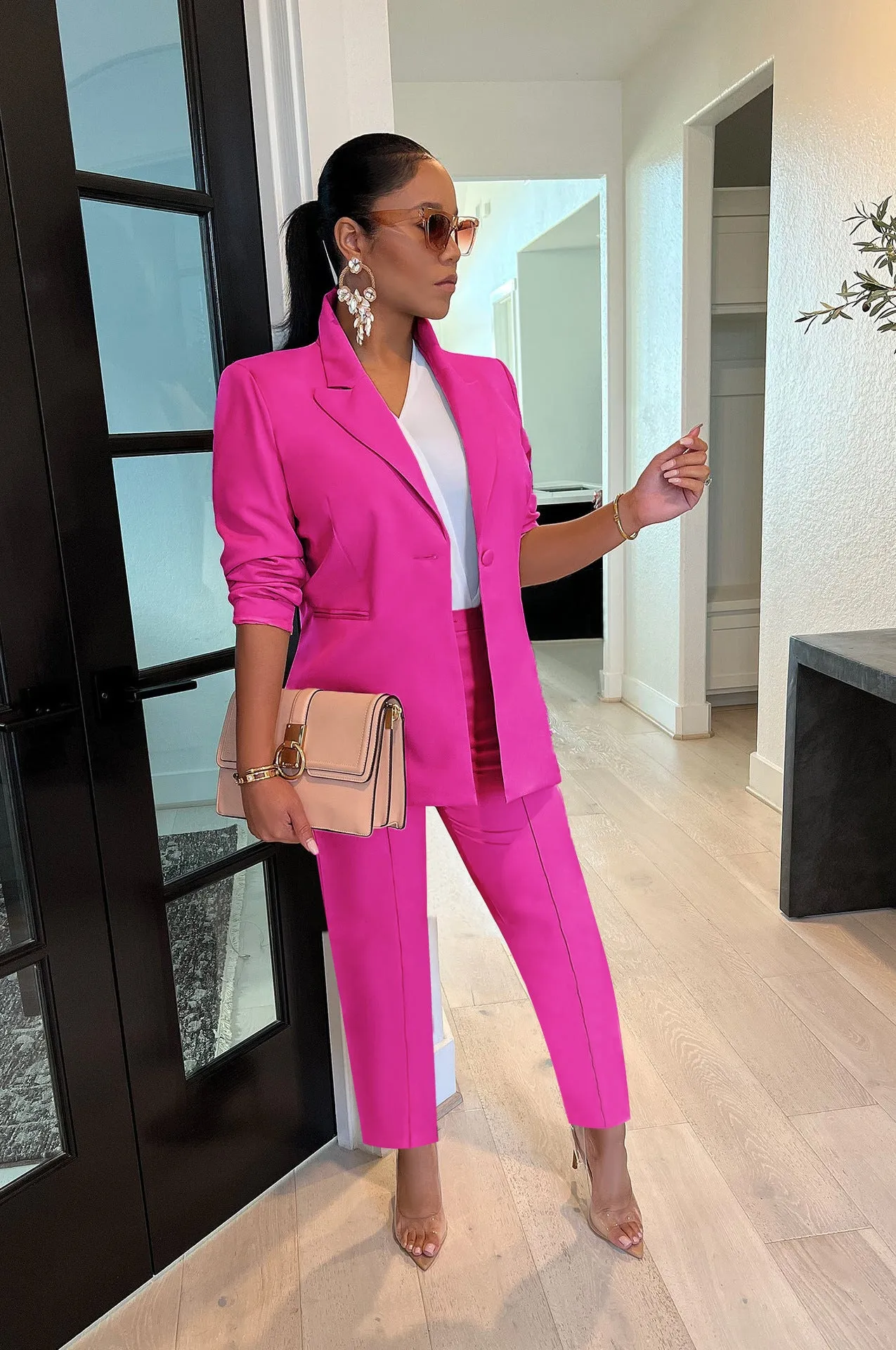 Fashion suit jacket pants two-piece set AY3106