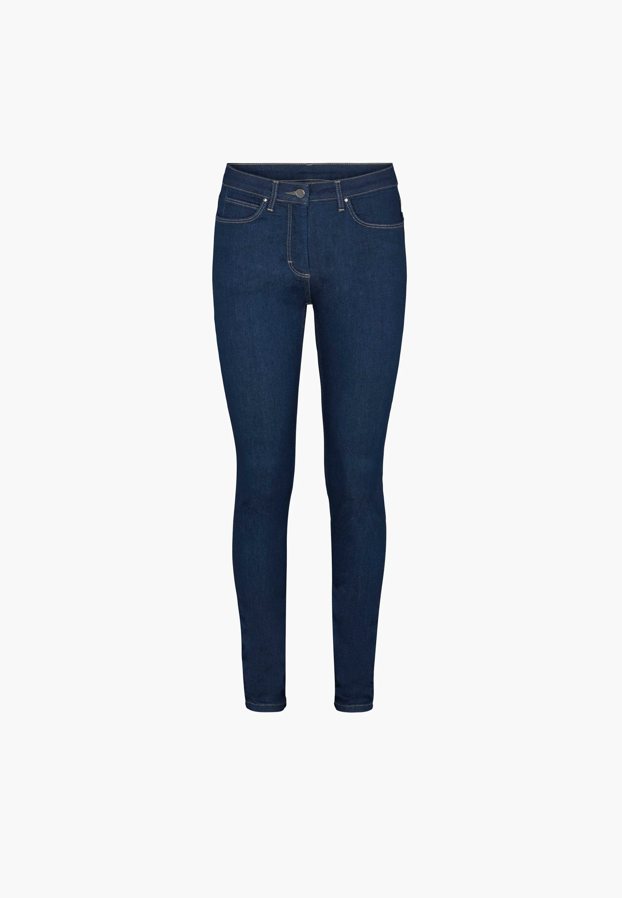 Laura Slim - Medium Length - Dark Blue Denim