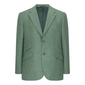 Light Green Herringbone James Classic Gents Tweed Jacket