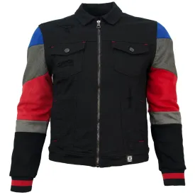 M1010 Makobi Ultra Suede  Denim Jacket - Black