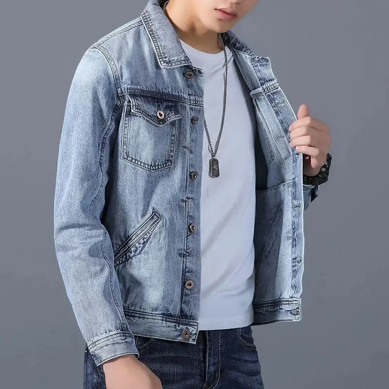 Men's Square Collar Casual Loose New Style Jacket