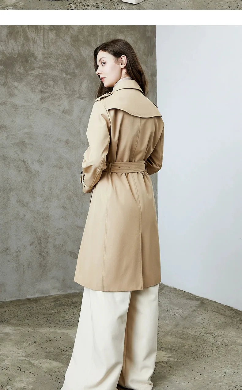 Mid Length Long Length Trench Coat