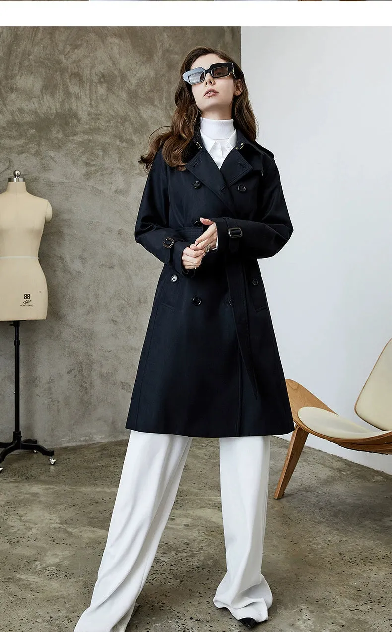 Mid Length Long Length Trench Coat