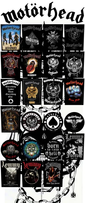 Motorhead AC:DC Slayer Quarter / Half / Three-Quarters / Full Patch Denim Vest Cut-Off Battle Jacket