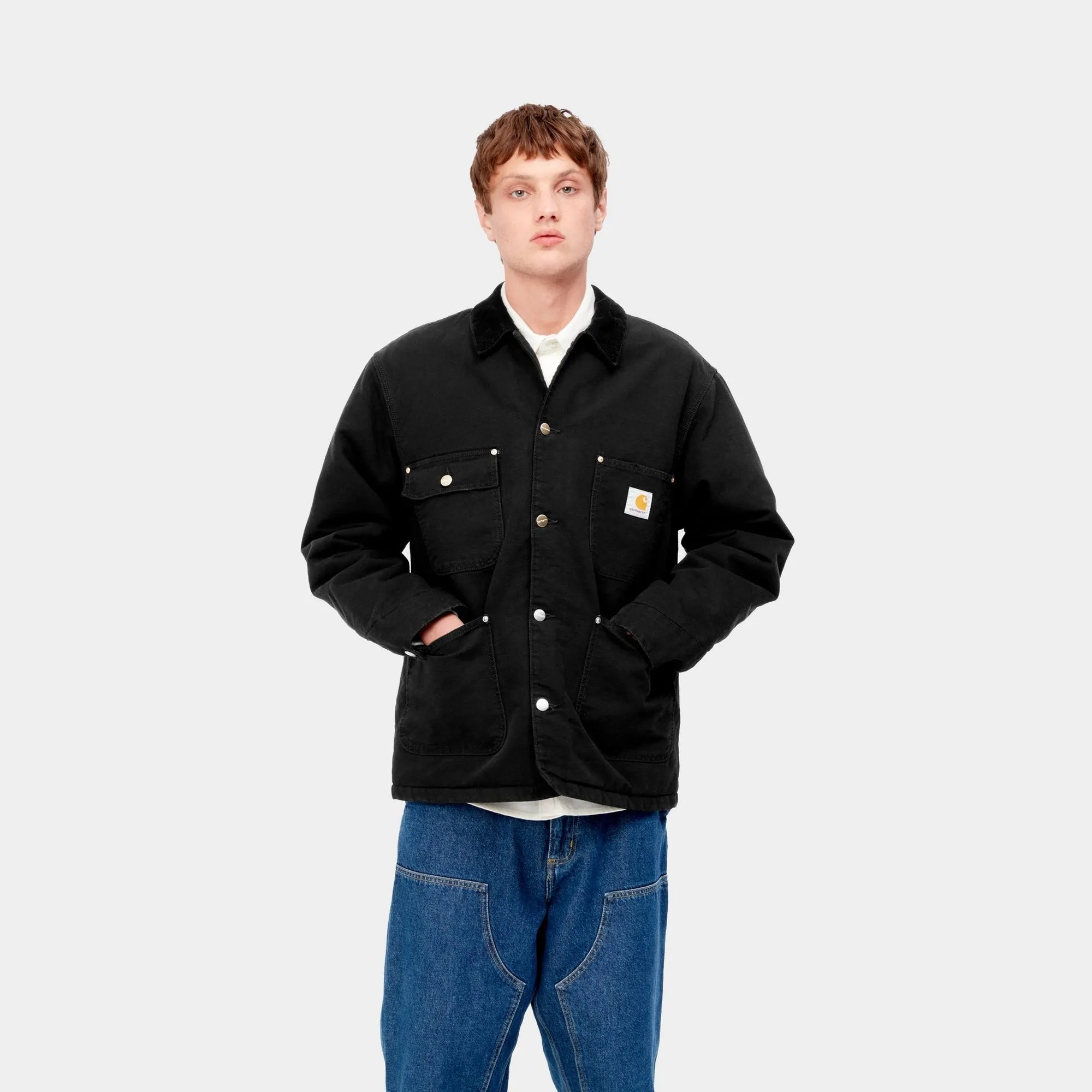 OG Chore Coat (Winter) | Black (aged canvas)