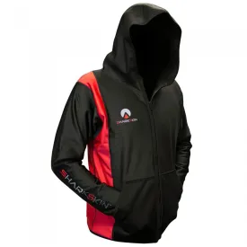 Open Box - Sharkskin Mens Chillproof Hooded Jacket-Black / Red-XXXLarge