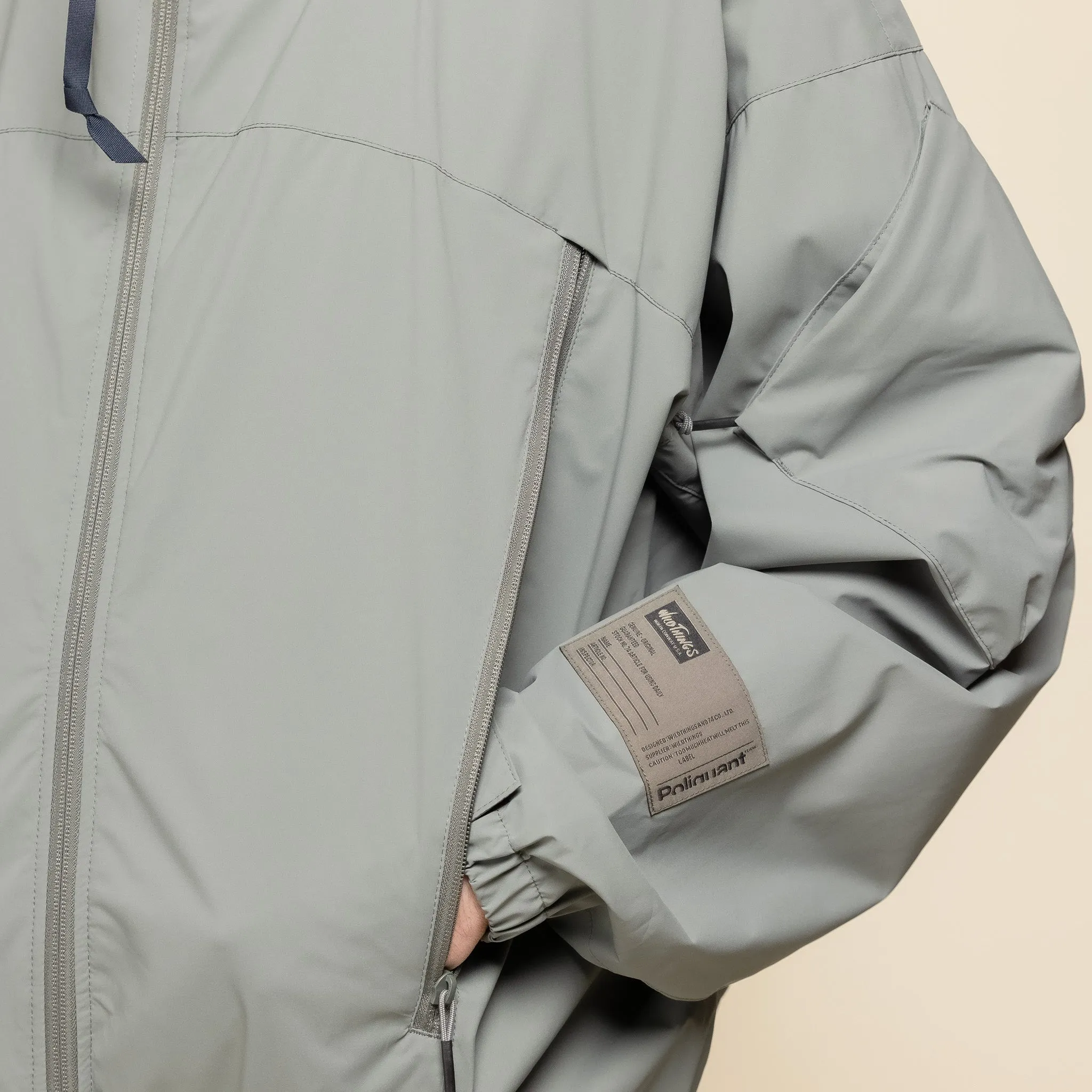 Poliquant x Wildthings - Protected Common Uniform Hooded Jacket - Grey Green