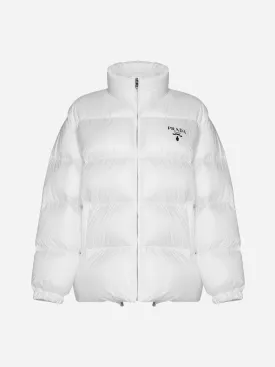 Prada Logo Down Jacket (White)