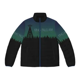 "King Falls AM Puffer Jacket: Official Podcast Merchandise"