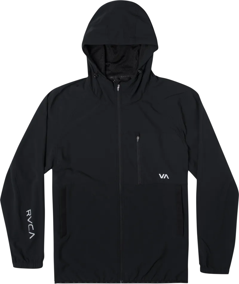 RVCA Mens Yogger Zip-Up Hooded Jacket II