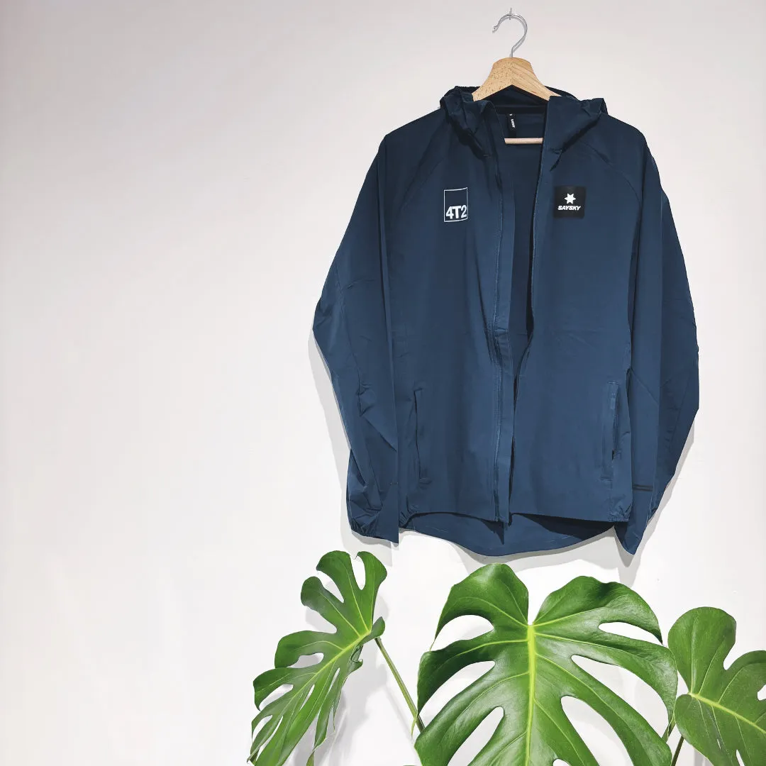 saysky clean pace hooded jacket, blue.