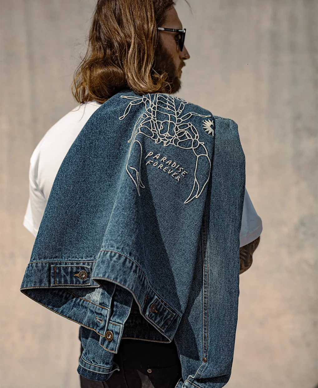 Scorpio' Bodie Denim Jacket - Washed Blue