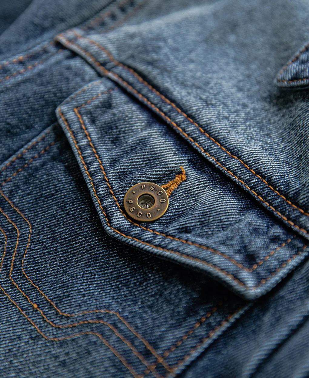 Scorpio' Bodie Denim Jacket - Washed Blue