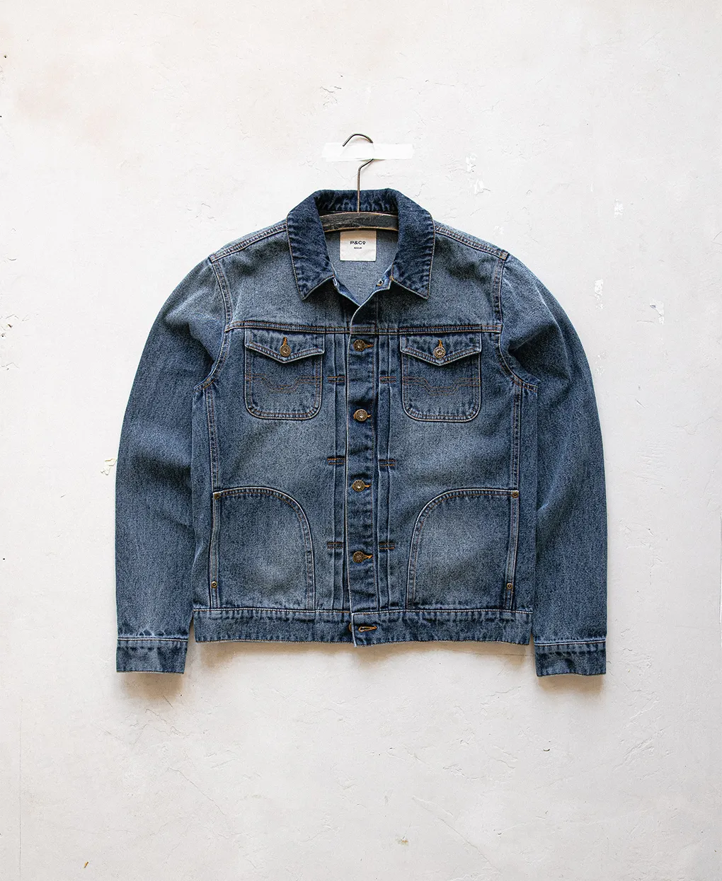 Scorpio' Bodie Denim Jacket - Washed Blue