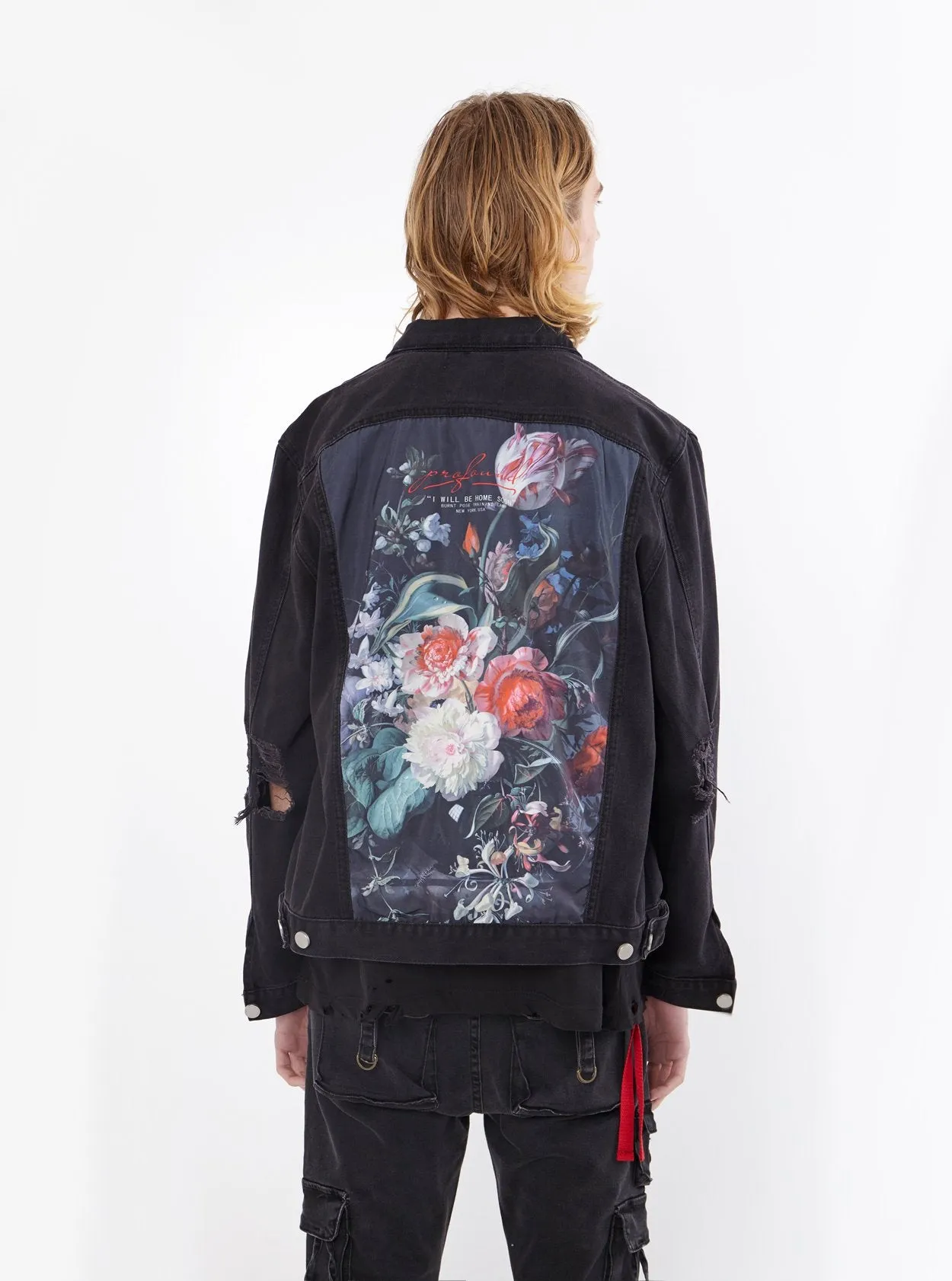 Still Life Denim Jacket in Black
