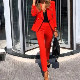 Stylish Women’s Two-Piece Casual Suit - Comfortable & Trendy