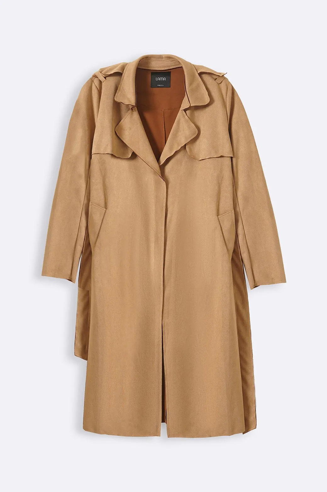 SUEDE TRENCH COAT