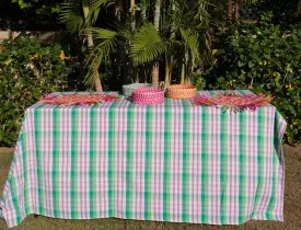 Tablecloth Green checkered