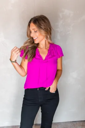 The Olivia Ruffle Blouse