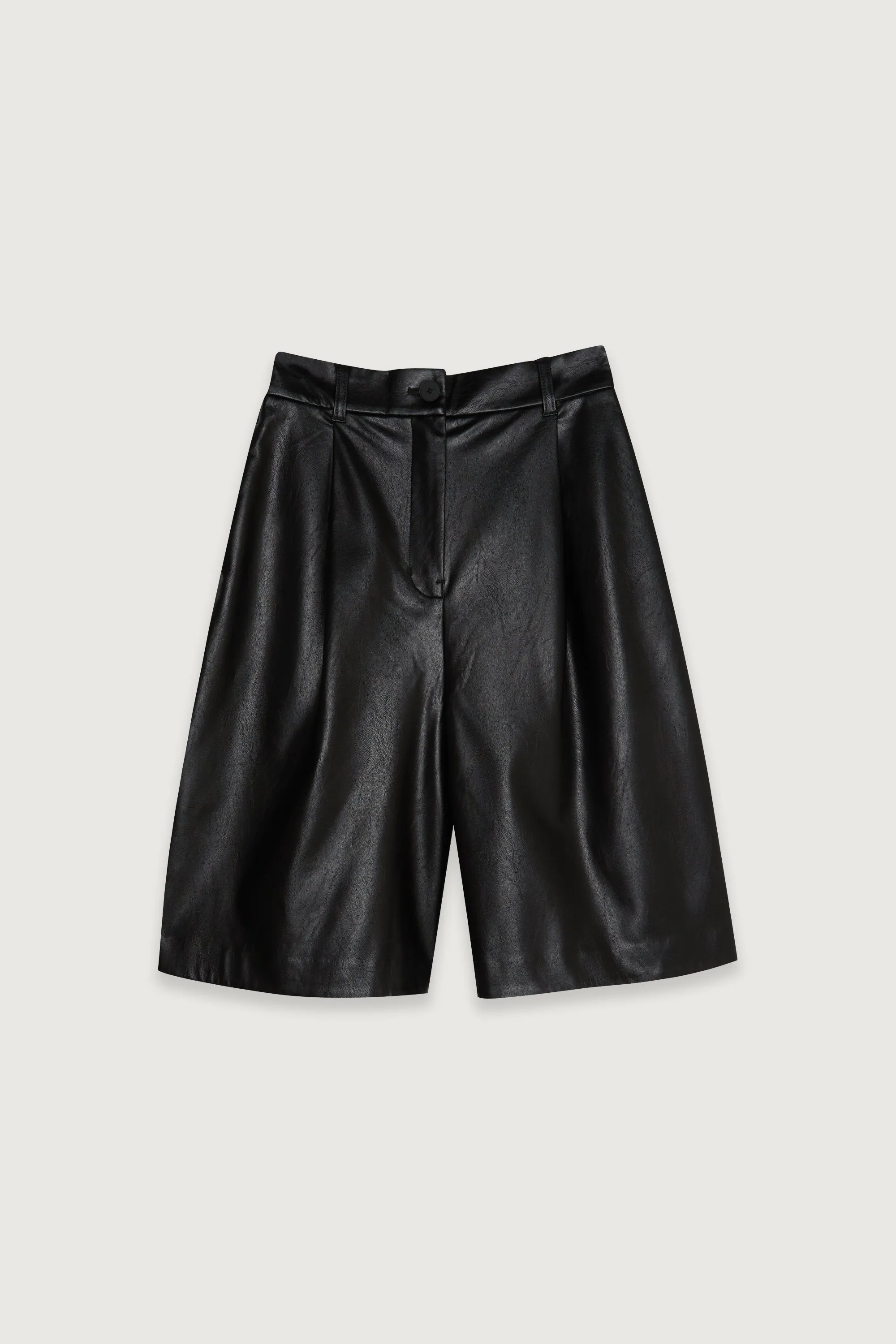 VEGAN LEATHER SHORTS