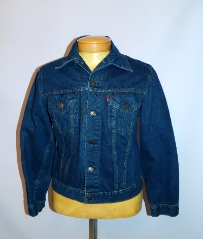 vintage 1980s denim jacket LEVIS jeans Single Stitch 40