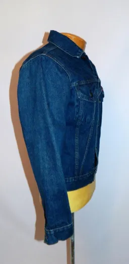 vintage 1980s denim jacket LEVIS jeans Single Stitch 40