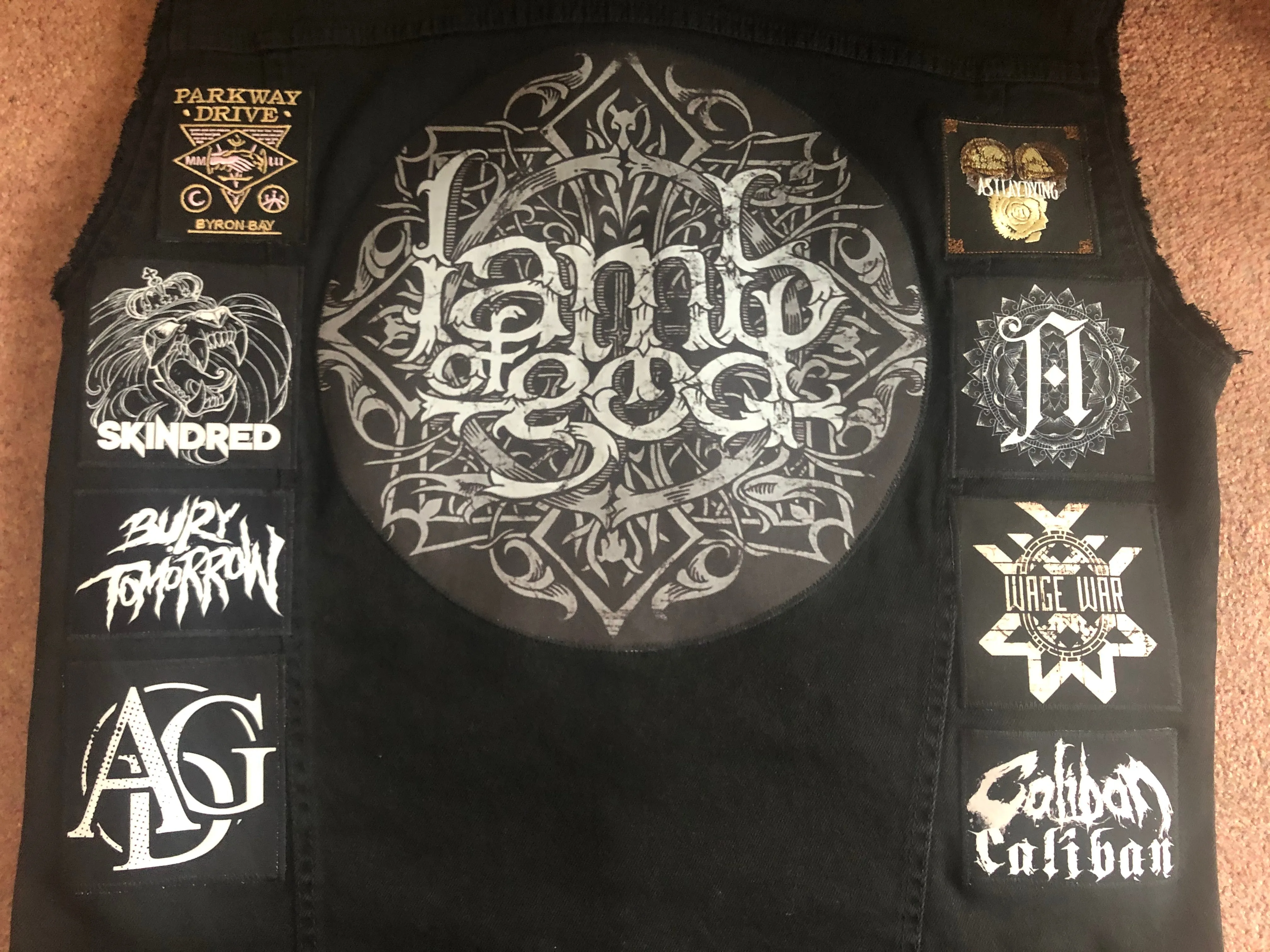 Your Personal Patch Collection/Selection Cut-Off Denim Battle Jacket Vest Heavy Metal